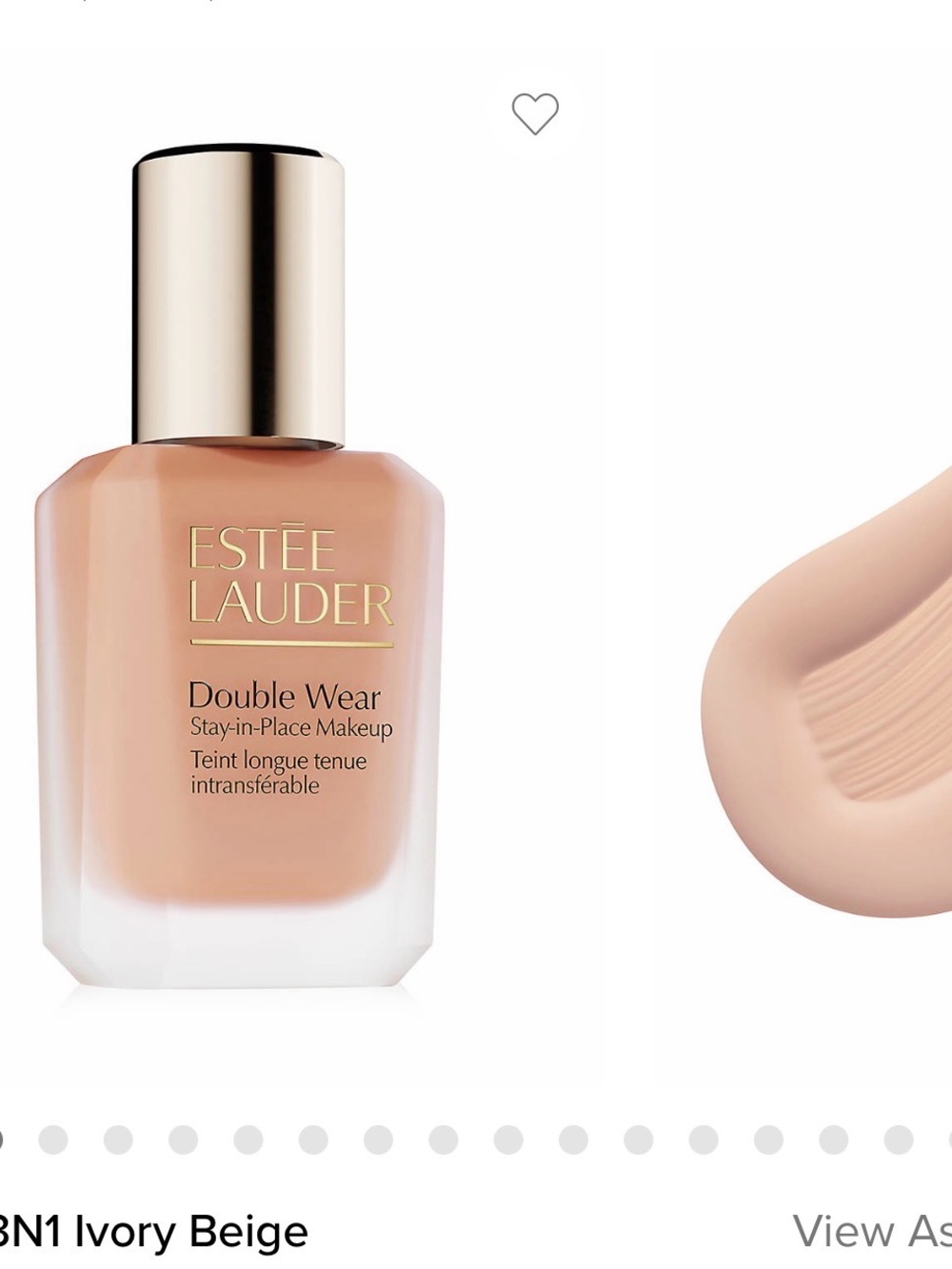 Estee Lauder Double Wear Foundation - Ivory Beige